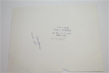 Major Champions Nagle, Thomson, Burke, & Brewer Signed Wire Photos JSA ALOA