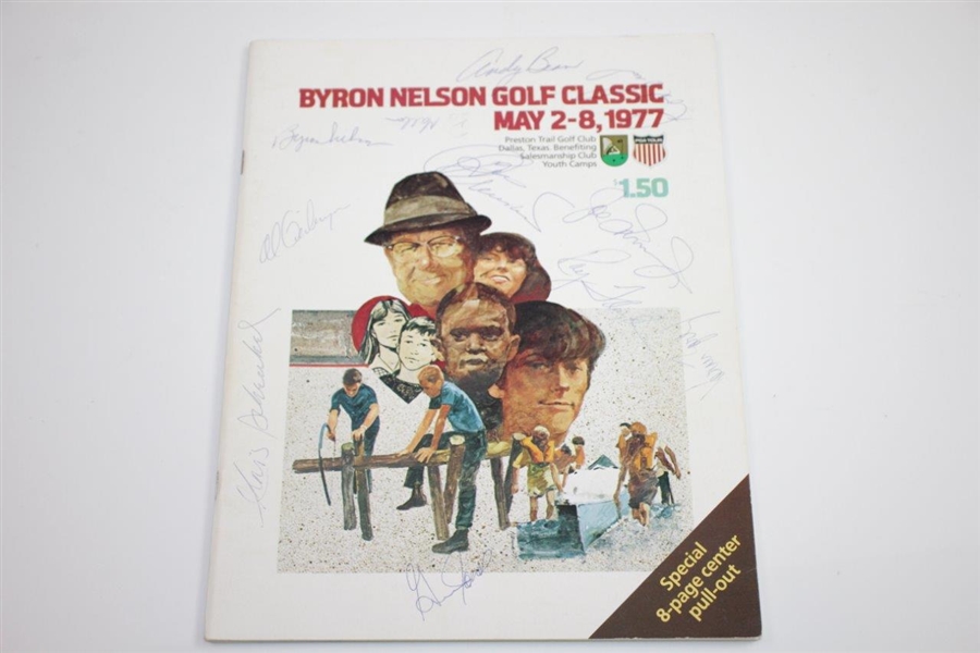 Four Byron Nelson Classic Signed Programs - Three by Byron JSA ALOA