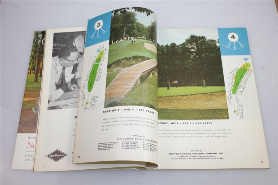 1961 PGA Championship at Olympia Fields Official Program - Jerry Barber Winner