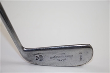 Seldom Seen Wilson Gene Sarazen Chromium E1002 Pencil Neck Putter - Dot Punched Face