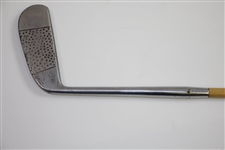 Seldom Seen Wilson Gene Sarazen Chromium E1002 Pencil Neck Putter - Dot Punched Face