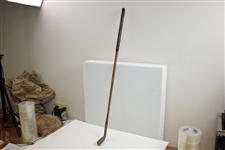 Circa 1915 J. MacGregor Dayton OH. Accurate Flanged Brass Head Putter - Shaft Stamp