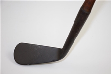 Circa 1900 J&D Clark Musselburgh Scotland Smooth Face Special Lofter Club - Original Grip