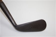 Circa 1900 J&D Clark Musselburgh Scotland Smooth Face Special Lofter Club - Original Grip