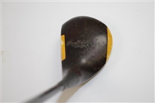 Circa 1930's Fancy Face Spoon by Harry C. Lee with Matching Backing Weight - Steel Shaft