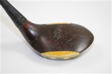 Circa 1930's Fancy Face Spoon by Harry C. Lee with Matching Backing Weight - Steel Shaft