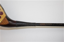 Circa 1930's Fancy Face Spoon by Harry C. Lee with Matching Backing Weight - Steel Shaft