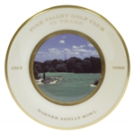 Pine Valley Golf Club 75 Years Warner Shelly Bowl Porcelain Plate - 1913-1988
