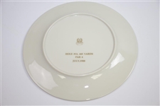 Pine Valley Golf Club 75 Years Warner Shelly Bowl Porcelain Plate - 1913-1988