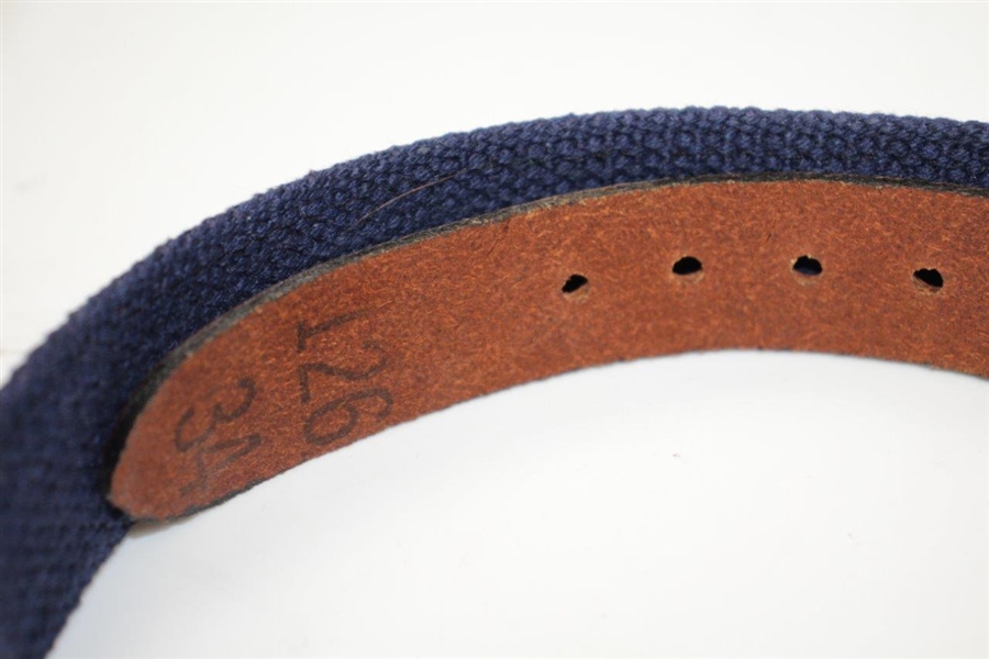 Pine Valley Golf Club Stitched Men's Belt with Brass Buckle - Size 34