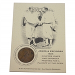 Jones & Espinosa 1929 Lincoln Wheat Penny AuthInk Card - Playoff