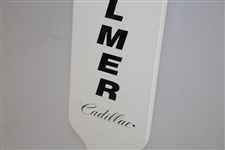 Arnold Palmer Cadillac 'Quiet Please' Wooden Marshall Paddle