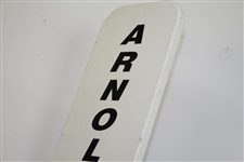 Arnold Palmer Cadillac 'Quiet Please' Wooden Marshall Paddle