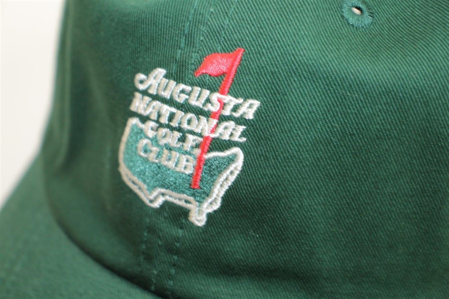 Augusta National Golf Club Member Only Green Caddy Hat - Unused