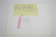 Cary Middlecoff Masters 4/11/1955 UPI Photo