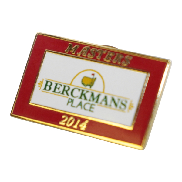 2014 Masters Tournament Berckmans Place Entrance Pin