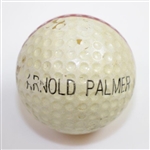 Unique Property of Arnold Palmer Stamped Golf Ball - Red Stripe 