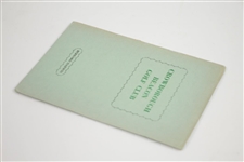 The Crowborough Beacon Golf Club Handbook by Bernard Darwin with Fold Out Map 