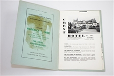 The Crowborough Beacon Golf Club Handbook by Bernard Darwin with Fold Out Map 