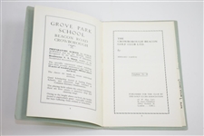 The Crowborough Beacon Golf Club Handbook by Bernard Darwin with Fold Out Map 