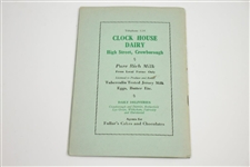 The Crowborough Beacon Golf Club Handbook by Bernard Darwin with Fold Out Map 