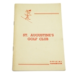 Vintage St. Augustines Golf Club Official Handbook