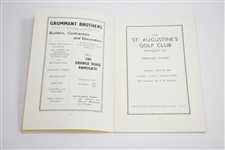 Vintage St. Augustine's Golf Club Official Handbook