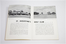 Vintage St. Augustine's Golf Club Official Handbook