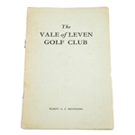 1947 The Vale of Leven Golf Club Official Handbook by Robert H.K. Browning