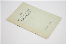 1947 The Vale of Leven Golf Club Official Handbook by Robert H.K. Browning