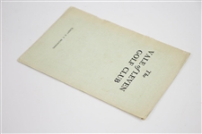1947 The Vale of Leven Golf Club Official Handbook by Robert H.K. Browning