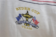 Mark Calcavecchia's 1991 Ryder Cup USA Team Issued Red/White/Blue Short Sleeve Shirt- XXL