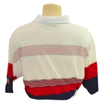 Mark Calcavecchia's 1991 Ryder Cup USA Team Issued Red/White/Blue Short Sleeve Shirt- XXL