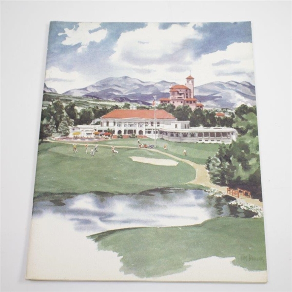 1976 World Senior Championship Golf Program - Inaugural Event