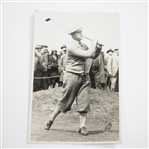 Original London City Press Wire Photo of Englishman & 4x Ryder Cupper Percy Alliss