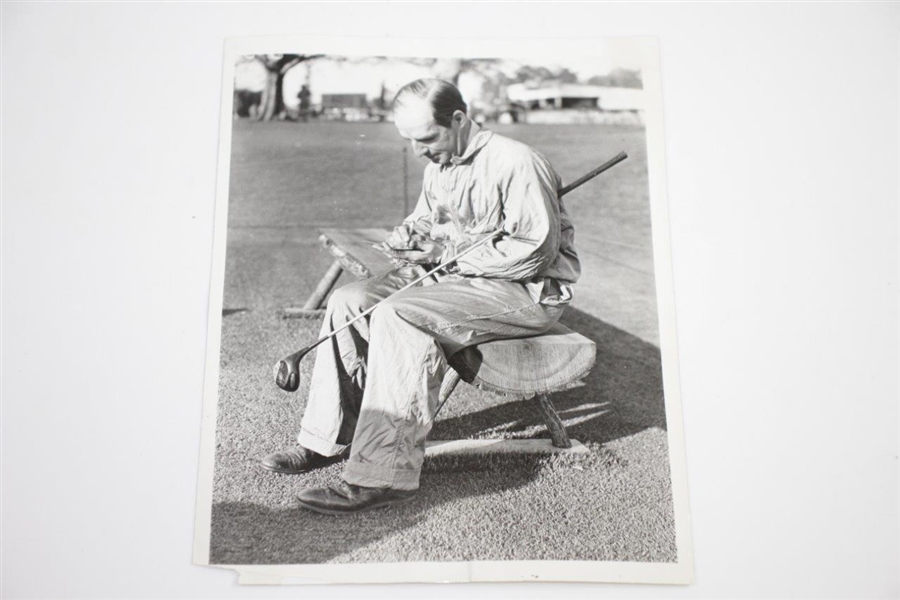 1935, 1956, & 1957 Original Wire Photos from The Masters Tournament
