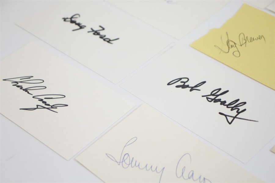 Nine Different Cut Signatures from Masters Champions 1956-1992 JSA ALOA