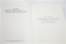 1985 Memorial Tournament Edition Hardbound Book Honoring Chick Evans Ltd Ed 108/425