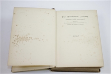 1890 'The Badminton Library' Book by Horace G. Hutchinson
