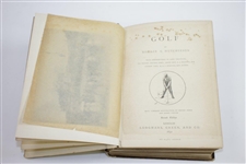 1890 'The Badminton Library' Book by Horace G. Hutchinson