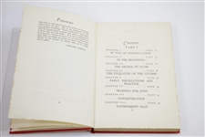 1934 'Golf' Book by Henry Cotton - 4th Edition