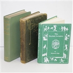 Chick Evans Personal Books Fifty Years of Golf, Golfing Step by Step, & The Scottish Invasion