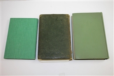 Chick Evans' Personal Books 'Fifty Years of Golf', 'Golfing Step by Step', & 'The Scottish Invasion'