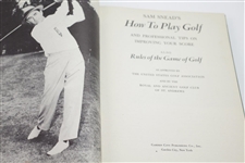 Chick Evans' Personal Books 'Golf Its History', 'How to Play Golf', & 'The Walter Hagen Story'