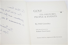 Chick Evans' Personal Books 'Golf Its History', 'How to Play Golf', & 'The Walter Hagen Story'