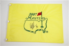 Craig Stadler Signed 2017 Masters Embroidered Flag with 82 Inscription JSA ALOA