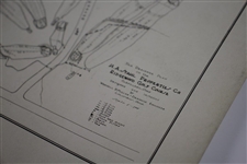 Early 1930's Ridgewood Golf Course Cleveland, OH. Drainage Plan Photo - Wendell Miller Collection