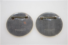 Two 1949 Citrus & Vegetable Open Golf Tournament Contestant Badge & Lady Guest - Rod Munday Collection