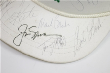 Jack Nicklaus, Payne Stewart, & others Signed 1989 Masters White Hat JSA ALOA