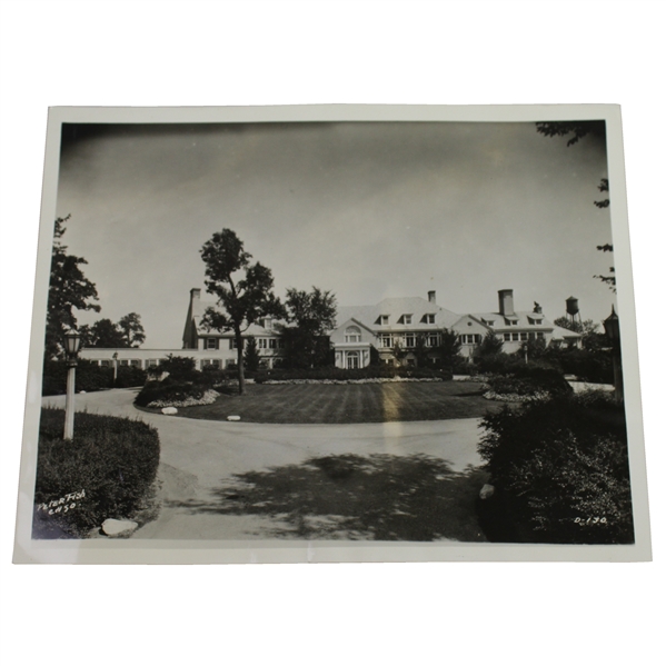 North Shore Golf Club 6/20/1936 Clubhouse Wire Photo Prior To Intercollegiate Competiton - Glenview